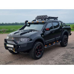 Купити Молдинги дверей (4 шт, ABS) для Mitsubishi L200 2006-2015 рр