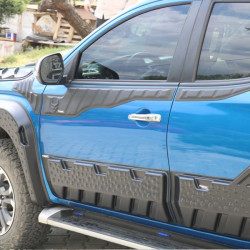 Купити Верхні молдинги дверей 2019-2025 (6 шт, ABS) для Mitsubishi L200 рр