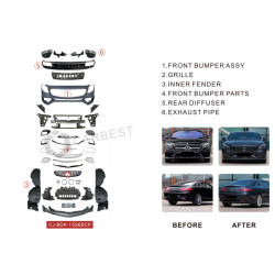 Купить Комплект обвесов S65 AMG для Mercedes S-class C217 Coupe
