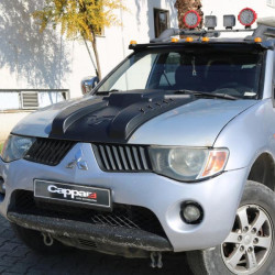Купити Накладка на капот V3 (ABS) для Mitsubishi L200 2006-2015 рр