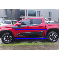 Купить Молдинг двери EuroCap (6 шт, ABS) для Volkswagen Amarok 2022- гг