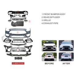 Купить Комплект обвесов (C63 AMG) для Mercedes C-class W206 2022- рр