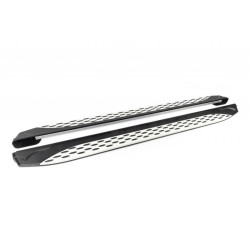 Купить Боковые пороги Shining V1 (2 шт., алюминий) для Mercedes GLE/ML сlass W166