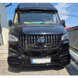 Купить Передний бампер с решеткой V2 (AMG) для Mercedes Sprinter W907/W910 2018- гг