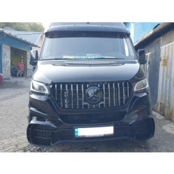 Купить Передний бампер с решеткой V2 (AMG) для Mercedes Sprinter W907/W910 2018- гг
