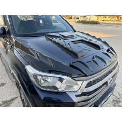 Купить Накладка на капот Dragon (ABS) для SsangYong Musso ІІ 2018- гг