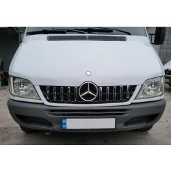 Купити Передня решітка GT Panamericana Chrome Eco (CDI, 2002-2006 рр.) для Mercedes Sprinter W901/902/903/904/905 рр