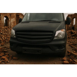 Купити Решітка Exclusive 2013-2018 рр. (під фарбування) для Mercedes Sprinter W906 рр