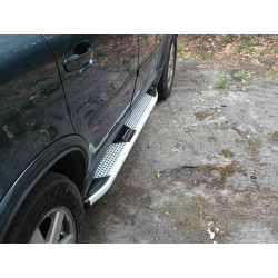 Купити Бокові пороги Mevsim (2 шт., Алюміній) Довжина 203 см