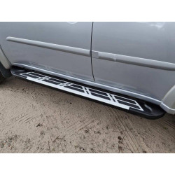 Купить Боковые пороги Sunrise (2 шт., алюминий) Длина 163 см