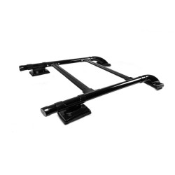 Купить Рейлинги Shark (с поперечинами) Серый цвет для Toyota Hilux 2015- гг