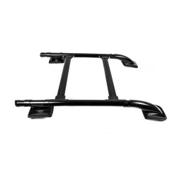 Купити Рейлінги Shark (з поперечиною) Чорний колір для Toyota Hilux 2015- рр