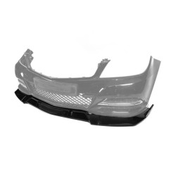 Купити Накладка на передній бампер DPT V1 (2011-2015, чорний глянець) для Mercedes C-class W204 рр