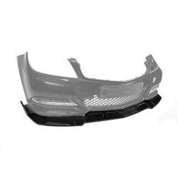 Купити Накладка на передній бампер DPT V1 (2011-2015, чорний глянець) для Mercedes C-class W204 рр