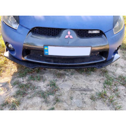 Купити Універсальна передня Lip накладка DPT V-1 (ABS, чорний глянець)