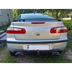 Купити Універсальний задній дифузор DPT V-2 (ABS) (чорний глянець)