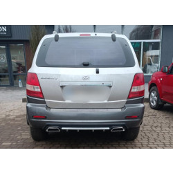 Купити Універсальний задній дифузор DPT V-2 (ABS) (чорний глянець)