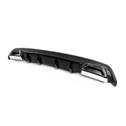 Купити Універсальний задній дифузор DPT V-2 (ABS) (чорний глянець)