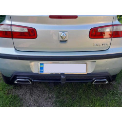 Купити Універсальний задній дифузор DPT V-2 (ABS) (чорний глянець)