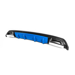 Купити Універсальний задній дифузор DPT V-3 (ABS) (синій-2025чорний глянець)