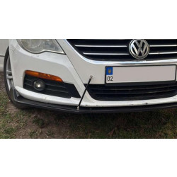 Купити Універсальна передня Lip накладка DPT V-2 (ABS, чорний глянець)