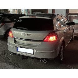 Купити Універсальний задній дифузор DPT V-7 (ABS) (чорний глянець)