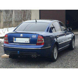 Купити Універсальний задній дифузор DPT V-9 (ABS) (чорний мат)