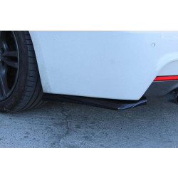 Купити Flap накладка на задній бампер DPT (ABS) (2шт) (чорний глянець) для Volkswagen Caddy 2010-2015 рр