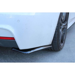 Купити Flap накладка на задній бампер DPT (ABS) (2шт) (чорний глянець) для Volkswagen Caddy 2010-2015 рр