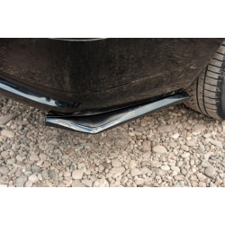 Купити Flap накладка на задній бампер DPT (ABS) (2шт) (чорний глянець) для Volkswagen Caddy 2010-2015 рр