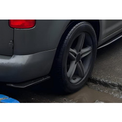 Купити Flap накладка на задній бампер DPT (ABS) (2шт) (чорний глянець) для Volkswagen Caddy 2010-2015 рр