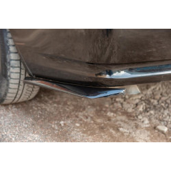 Купити Flap накладка на задній бампер DPT (ABS) (2шт) (чорний глянець) для Volkswagen Caddy 2010-2015 рр