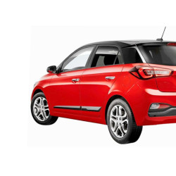 Купить Универсальные молдинги двери DPT (ABS) (4шт) (черный глянец)