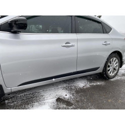 Купить Универсальные молдинги двери DPT (ABS) (4шт) (черный глянец)