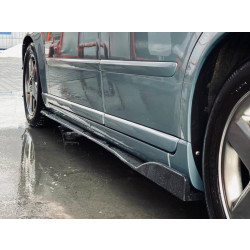 Купити Універсальна накладки на бокові пороги DPT Black (ABS) (2шт) (чорний глянець)