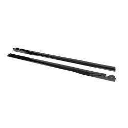 Купити Універсальна накладки на бокові пороги DPT Black (ABS) (2шт) (чорний глянець)