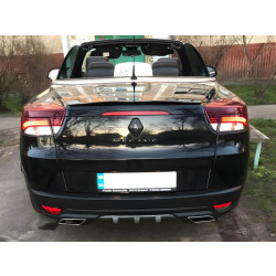 Купити Універсальний задній дифузор DPT Sport V-1 (сірий-2025чорний глянець)