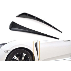 Купити Універсальні бокові зябра DPT V-1 (ABS) (2шт) (чорний глянець)