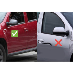 Купити Накладки на дзеркала BMW-Style V2 (2 шт) для Nissan Terrano 2014- рр