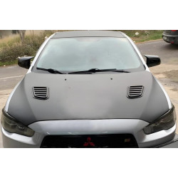 Купити Накладки на дзеркала BMW-Style (2 шт) для Mitsubishi Lancer X 2008- рр
