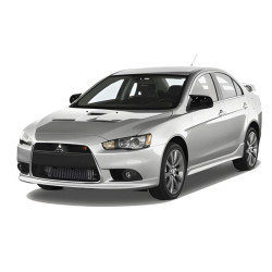 Купити Накладки на дзеркала BMW-Style (2 шт) для Mitsubishi Lancer X 2008- рр