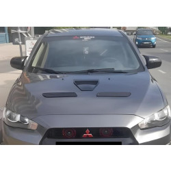 Купити Накладки на дзеркала BMW-Style (2 шт) для Mitsubishi Lancer X 2008- рр