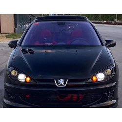 Купити Накладки на дзеркала BMW-Style (2 шт) для Peugeot 206