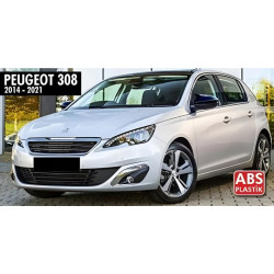 Купити Накладки на дзеркала BMW-Style (2 шт) для Peugeot 308 2014-2021 рр