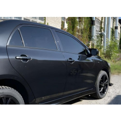 Купити Накладки на дзеркала BMW-Style (Без поворота, 2 шт) для Toyota Corolla 2007-2013 рр