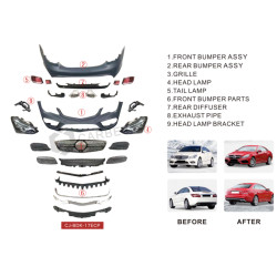 Купить Комплект рестайлинга в AMG 2017 для Mercedes E-сlass coupe C207 2010-2017 гг