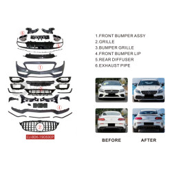 Купить Комплект обвесов с диффузором для Coupe (AMG C63-designs 2018-2021) для Mercedes C-сlass W205