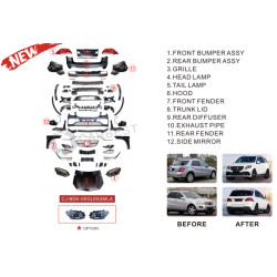 Купить Комплект рестайлинга в GLE63 AMG для Mercedes ML W164