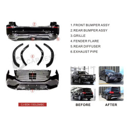 Купить Комплект обвесов Maybach (для GLS) для Mercedes GL/GLS сlass X166