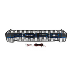 Купить Передняя решетка (2015-2018, синий, LED) для Ford Ranger